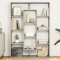 vidaXL Bibliotecă, gri beton, 102x29x143 cm, lemn prelucrat 3310301