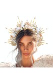 Diadem cu scoici și sirenă pentru costume, bandă de păr pentru cosplay și Renaștere &ndash;