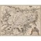 Harta Transilvania, Blaeu, Amsterdam, cca. 1645, 50x65cm, reproducere
