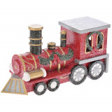 Trenulet decor metalic Christmas 35 x 12 x 20 cm