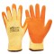 Manusi de lucru Andanda, marime nr 10, XL, bumbac, poliester, latex, portocaliu