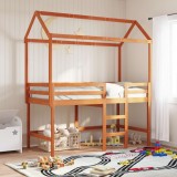 Cumpara ieftin Cadru de pat tip loft Maro Ceara 90 x 190 cm Lemn masiv de pin