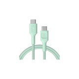 Cablu Greencell PowerStream USB-C 1.2m 100W &Icirc;ncărcare Rapidă PD Verde