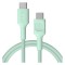 Cablu Greencell PowerStream USB-C 1.2m 100W &Icirc;ncărcare Rapidă PD Verde