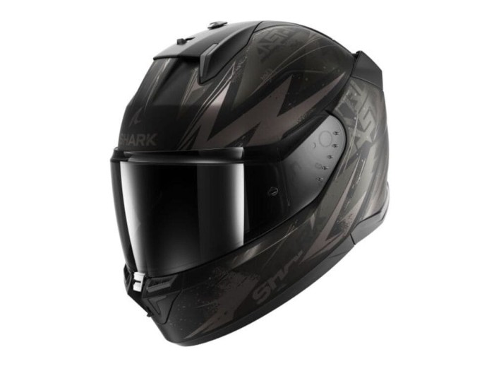 Casca integrala Shark D-Skwal 3 Blast-R negru/gri mat marime L