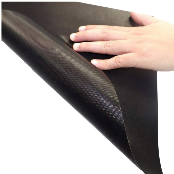 Set 4 bucati folie din teflon pentru aragaz sau plita, At Performance, 27 x 27 cm, negru