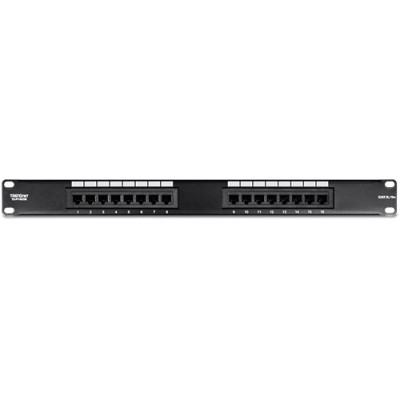 Patch Panel 16 porturi RJ45 UTP 19&amp;#039;, Cat5/5e - TRENDnet TC-P16C5E foto