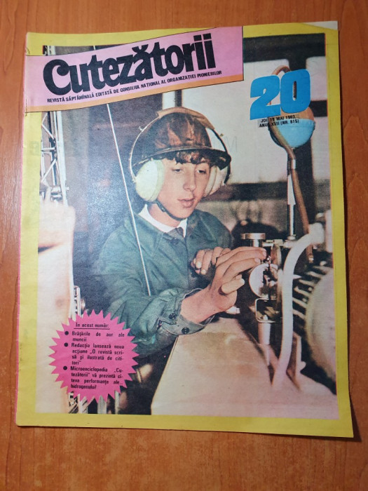 revista pentru copii - cutezatorii 19 mai 1983