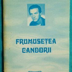 Vasile Menzel – Frumusetea candorii ( volum debut cu dedicatie si autograf )