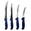 Set 4 cutite profesionale de macelarie, filetat, injunghiat, transat, dezosat, otel carbon