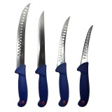 Cumpara ieftin Set 4 cutite profesionale de macelarie, filetat, injunghiat, transat, dezosat, otel carbon