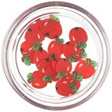 Cumpara ieftin Fructe - felii Fimo Nail Art, măr roșu, INGINAILS