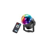 Proiector rotativ, RGB, led, pentru petrecere, telecomanda, 220V