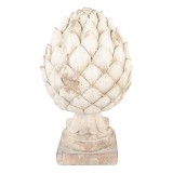 Cumpara ieftin Con Brad decorativ ceramica bej &Oslash; 23x41 cm
