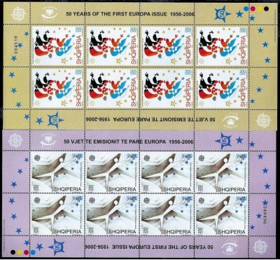 Albania 2005 50 Years Europa stamps CEPT 2Klb Mi.3045-3046 MNH DA.210 foto