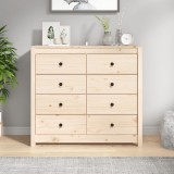 Gossi dulap lateral, 100x40x90 cm, lemn masiv de pin