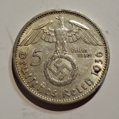 Germania Nazista 5 reichsmark 1936 A argint foto