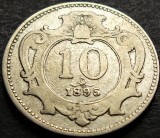 Moneda istorica 10 HELLER - AUSTRO-UNGARIA / AUSTRIA, anul 1895 *cod 418 A