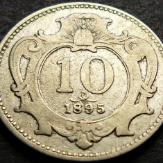 Moneda istorica 10 HELLER - AUSTRO-UNGARIA / AUSTRIA, anul 1895 *cod 418 A