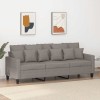 VidaXL Canapea cu 3 locuri, taupe, 180 cm, material textil 359282