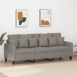vidaXL Canapea cu 3 locuri, taupe, 180 cm, material textil 359282