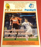 Program fotbal FC CEAHLAUL PIATRA-NEAMT - PANDURII TARGU JIU (20.09.2006)