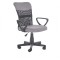 Scaun birou pentru copii cu plasa textila, HM Timmy, ergonomic, inaltime reglabila, structura polipropilena, rotativ, 120 kg, gri
