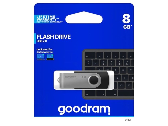 Pendrive USB 2.0 8GB negru