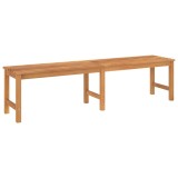 Banca de gradina, 180 cm, lemn masiv de tec