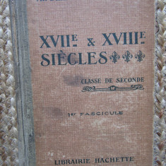 XVII & XVIII siecles - A. Malet / J. Isaac Librairie Hachette