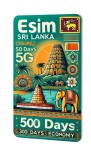 eSIM Sri Lanka 50GB 30Days Economy