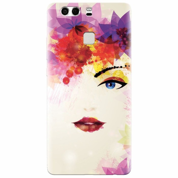 Husa silicon pentru Huawei P9, Pretty Face