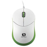 Mouse Serioux Rainbow 680, Wired, Mini, 1000 DPi, 3 Butoane, USB, Ambidextru, Senzor Optic, Verde