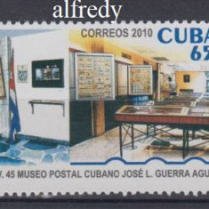 CUBA 2010, A 45 aniversare a Muzeului Postal, serie neuzata, MNH