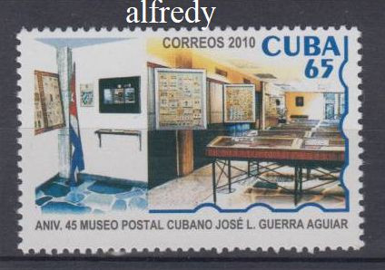 CUBA 2010, A 45 aniversare a Muzeului Postal, serie neuzata, MNH