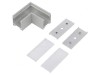 Conector 90&deg; Aluminiu Argintiu LINEA20