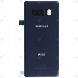 Capac baterie Samsung Galaxy Note 8 (SM-N950F) cu logo Duos albastru GH82-14985B