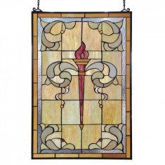 Vitraliu de perete din sticla Tiffany 50 cm x 78 h Elegant DecoLux foto