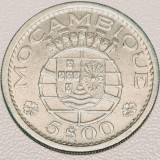 798 Mozambic 5 Escudos 1960 km 84 argint, Africa