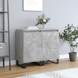VidaXL Servante, 2 buc., gri beton, 40x35x70 cm, lemn prelucrat