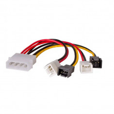 Adaptor AKYGA AK-CA-34 Molex/2 x 3-pin 12V/2 x 3-pin 5V 15cm foto