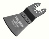 Accesoriu Razuit Flexibil Universal 52mm Tolsen pt. Masini Multifunctionale, Lama Curbata 90mm, Otel 65Mn, Montare Rapida