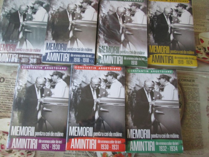 CONSTANTIN ARGETOIANU-MEMORII 7 VOL
