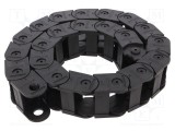 Ghidaj cu lanț BREVETTI LIGHT, 990mm, rază &icirc;ndoire 50mm, negru