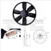 Ventilator, radiator VW PASSAT Variant (3B5) (1997 - 2001) TYC 837-0009