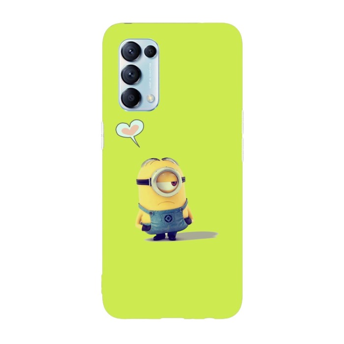 Husa compatibila cu Oppo Find X5, Viceversa, model Stuart in love Minions, Silicon, TPU
