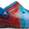 Saboți Crocs Kids&#039; Classic Lined Out of this World Clog Albastru - Bright Cobalt