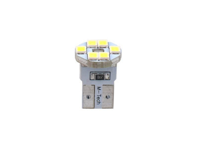 Bec LED W5W M-Tech, Alb, 2 buc foto