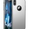 Husa Full Cover (fata + spate) pentru Apple iPhone X, Silver