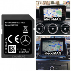 CARD SD Harta navigatie Mercedes Garmin Map Harti Navigatie 2022 C E